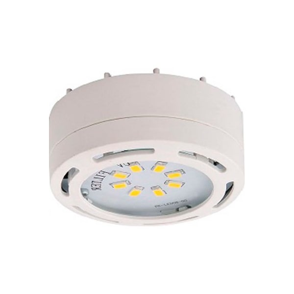 Amax Lighting Amax Lighting LEDPL3-WHT LED Puck Light, 12W, 3000 CCT, 1080 Lumens, 82 CRI, White, 3 light kit LEDPL3-WHT - main